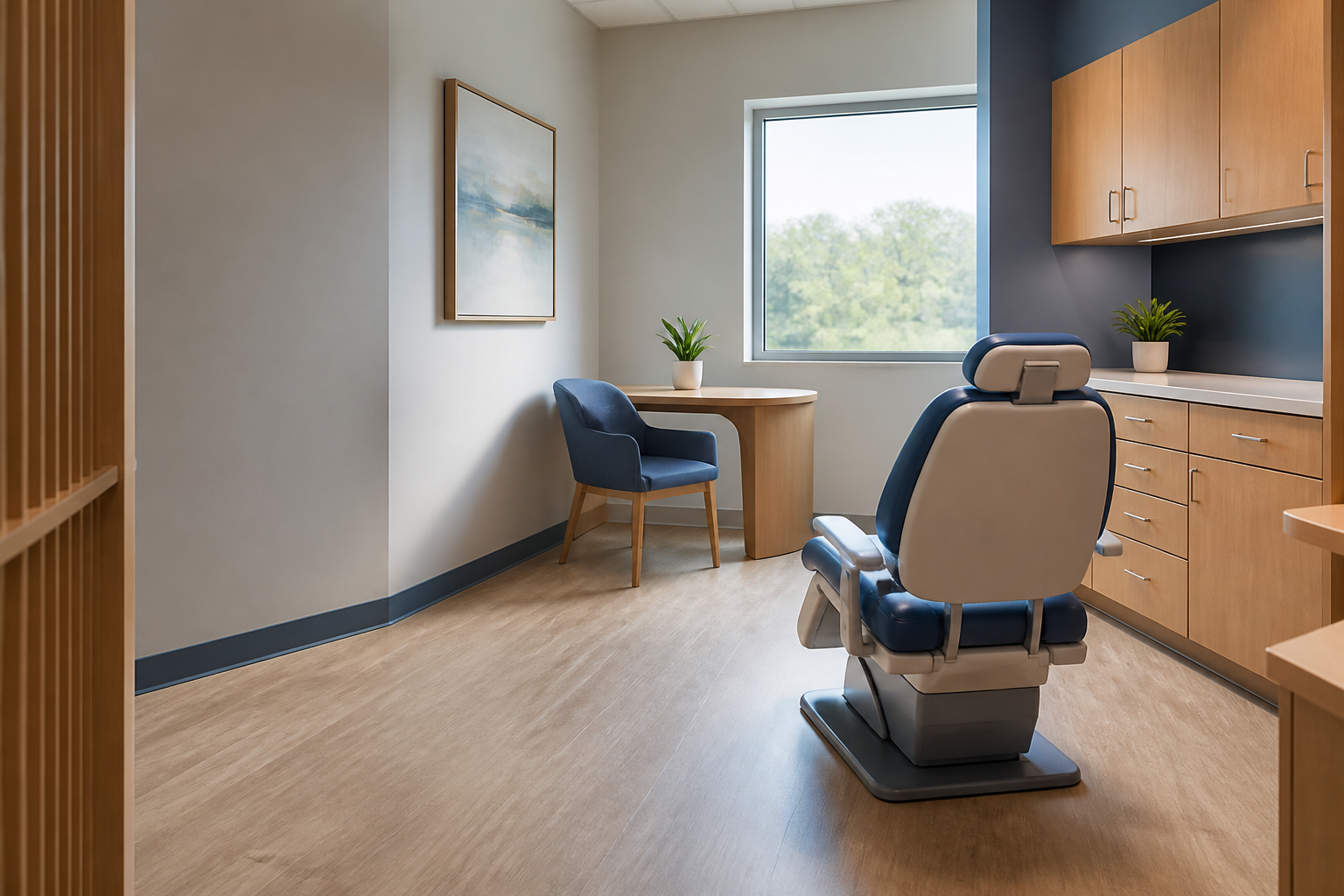 Private modern consultation room
